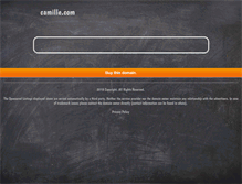 Tablet Screenshot of camille.com